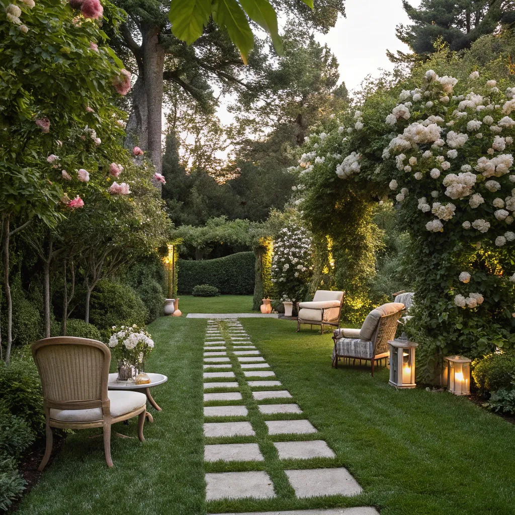 Garden reception area